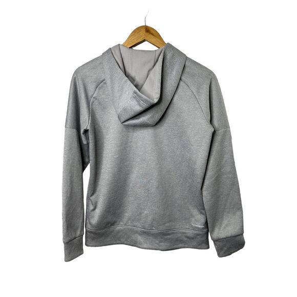 Adidas CLIMAWARM Gray Long Sleeve Full-Zip Hooded Jacket Women's Small - Picture 5 of 6